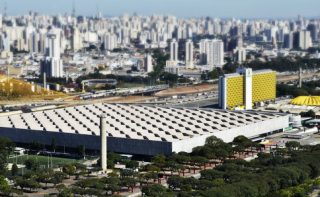 Vista aérea do Anhembi. Foto: José Cordeiro/ SPTuris